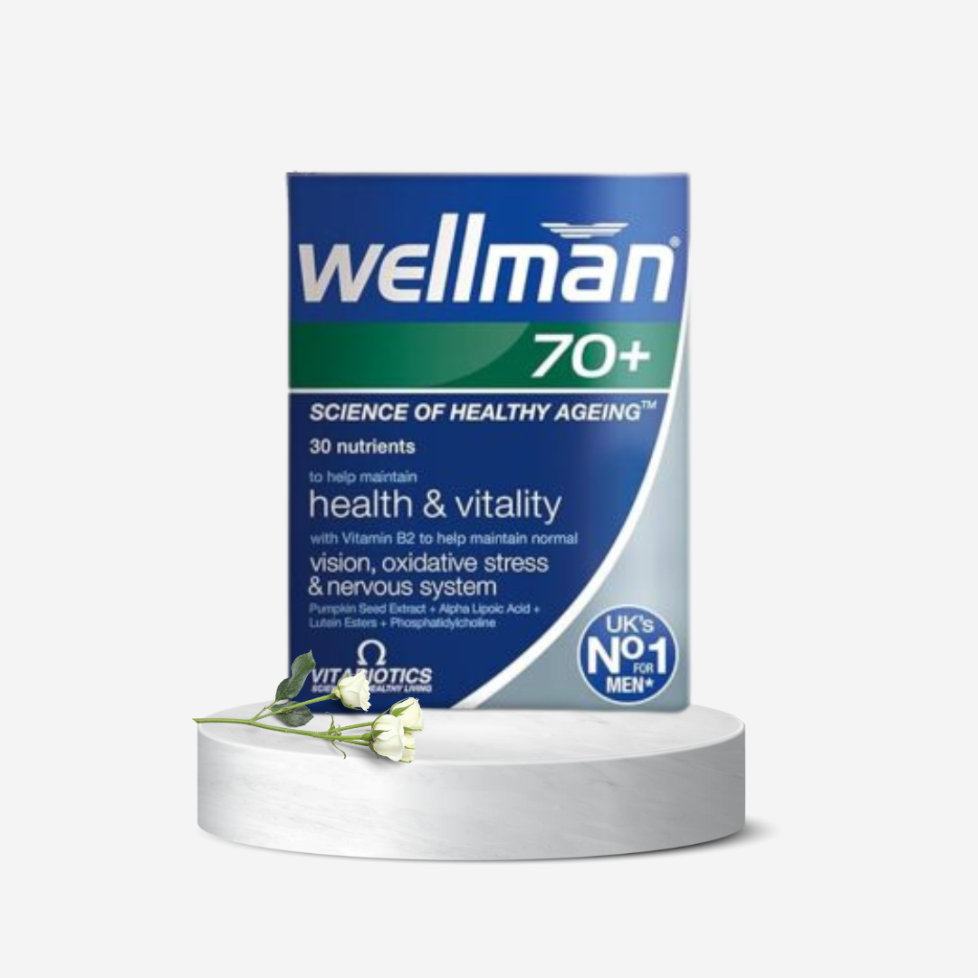 Wellman, Multivitamin Tablets for Men Over 70 Years